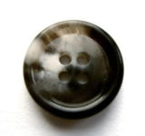 B17515 19mm Black and Greys Gloss 4 Hole Buttton - Ribbonmoon