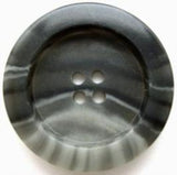 B5991 28mm Greys Horn Effect Matt Centre 4 Hole Button - Ribbonmoon