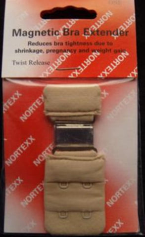 BRAX25 30mm Beige Magnetic Bra Adjuster / Extender, Easy Fit. - Ribbonmoon