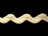RIC104 14mm Ivory Ric Rac Braid - Ribbonmoon