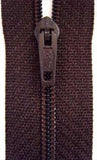 Z3131C 18cm Misty Brown Nylon No.3 Closed End Zips - Ribbonmoon