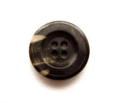 B8817 14mm Dark Brown and Beige 4 Hole Button