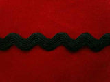 RIC81 9mm Black Ric Rac Braid - Ribbonmoon