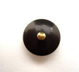 B10023 14mm Black Chefs Button with a Removeable Split Ring - Ribbonmoon