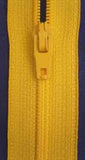 Z4488 Optilon 36cm Gold Yellow Nylon No.3 Closed End Zip - Ribbonmoon