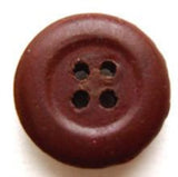 B7536 20mm Burgundy Rubber 4 Hole Button - Ribbonmoon