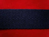 VTAPE11 25mm Navy Acrylic V Tape Webbing - Ribbonmoon