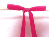 R6061 9mm Cerise Pink Nylon Velvet Ribbon by Berisfords