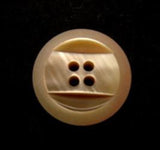 B9935 17mm Fawn 4 Hole Button, Pearlised Surface with an Iridescence