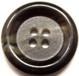 B11253 25mm Greys Matt Centre 4 Hole Button - Ribbonmoon