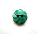 B13371 11mm Pale Jade Flower Shaped 2 Hole Button - Ribbonmoon