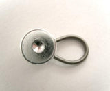 B12845 10mm Silver Adjustable Wonder Button