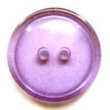 B7253 19mm Translucent Purple Tinted Clear 2 Hole Button - Ribbonmoon