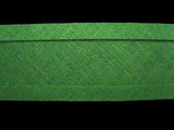BB025 25mm Emerald Green 100% Cotton Bias Binding Tape - Ribbonmoon