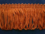 FT389 4cm Golden Sable Brown Dense Looped Dress Fringe - Ribbonmoon