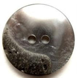 B13534 22mm Pearlised Smoked Grey Pocked Stone Effect 2 Hole Button - Ribbonmoon
