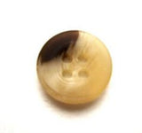 B7380 13mm Brown and Cream Aaran Bone Sheen 4 Hole Button - Ribbonmoon