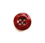 B15882C 11mm Pale Burgundy Gloss 4 Hole Buttons - Ribbonmoon