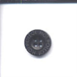 B15600 15mm Black 4 Hole Button, Engraved Lettered Rim Hoi Polloi - Ribbonmoon