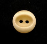 B12701 14mm Frosted Honey Oval Centre 2 Hole Button - Ribbonmoon