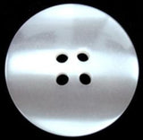 B17815 25mm Pearlised White Shimmery 4 Hole Button - Ribbonmoon