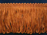 FT407 5cm Walnut Brown Dense Looped Dress Fringe - Ribbonmoon
