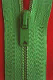 Z0318 56cm Pastel Emerald Nylon No.3 Closed End Zip - Ribbonmoon