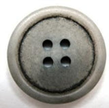 B16248 23mm Black and Grey Matt 4 Hole Button - Ribbonmoon