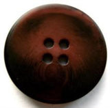 B17505 22mm Black and Rosy Brown 4 Hole Button - Ribbonmoon