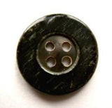B17083 20mm Black and Grey Shimmery Real Shell 4 Hole Button - Ribbonmoon