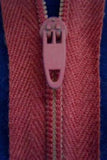 Z2169 18cm Dusy Mauve Pink Nylon Pin Lock No.3 Closed End Zip - Ribbonmoon