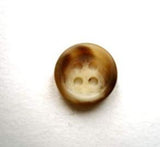 B16672 11mm Aaran Brown and Creams Bone Sheen 4 Hole Button - Ribbonmoon