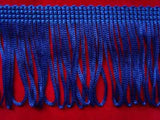 FT119 5cm Dark Royal Blue Looped Dress Fringe - Ribbonmoon