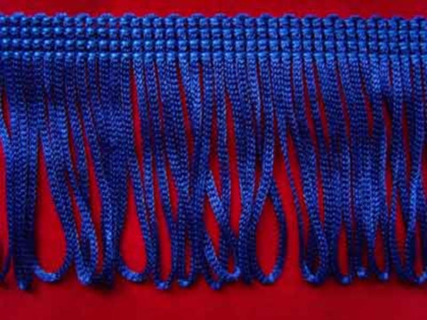 FT119 5cm Dark Royal Blue Looped Dress Fringe - Ribbonmoon