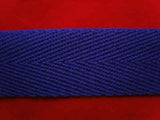 VTAPE24 25mm Royal Blue Acrylic V Tape Webbing - Ribbonmoon