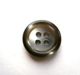 B17476 14mm Tonal Smoked and Mid Grey Pearlised 4 Hole Button - Ribbonmoon