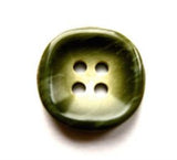 B17830 18mm Frosted Dark Sage Green Gloss 4 Hole Button