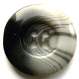 B17529 23mm Black and Greys High Gloss 4 Hole Button - Ribbonmoon