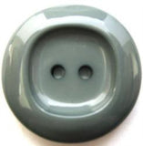 B7568 25mm Dusky Grey Blue High Gloss 2 Hole Button - Ribbonmoon