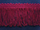 FT643 4cm Deep Wine Dense Looped Dress Fringe - Ribbonmoon