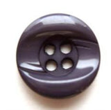 B5957 18mm Moonlight Blue Chunky High Gloss 4 Hole Button - Ribbonmoon