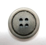 B16249 18mm Grey and Balck Matt 4 Hole Button - Ribbonmoon
