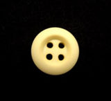 B15900 14mm Butter Cream Matt 4 Hole Button - Ribbonmoon
