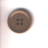 B15918 21mm Deep Beige Gloss 4 Hole Button - Ribbonmoon