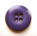 B17828 20mm Purple Textured 4 Hole Button with a Gilded Gold Poly Rim - Ribbonmoon
