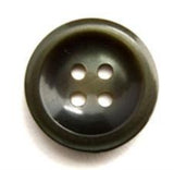 B8978 19mm Tonal Deep Chive Green Glossy 4 Hole Button - Ribbonmoon