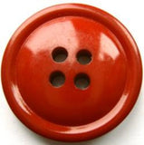 B17671 27mm Bright Rust High Gloss 4 Hole Button - Ribbonmoon