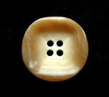 B17829 17mm Frosted Toffee Aaran Gloss 4 Hole Button - Ribbonmoon