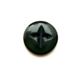 B10217 11mm Dark Cypress Green Polyester 2 Hole Button - Ribbonmoon