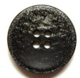 B6500 20mm Black Glittery Shimmer 4 Hole Button - Ribbonmoon